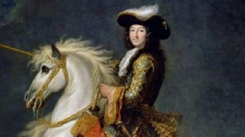 Ludwik XIV Wielki na koniu