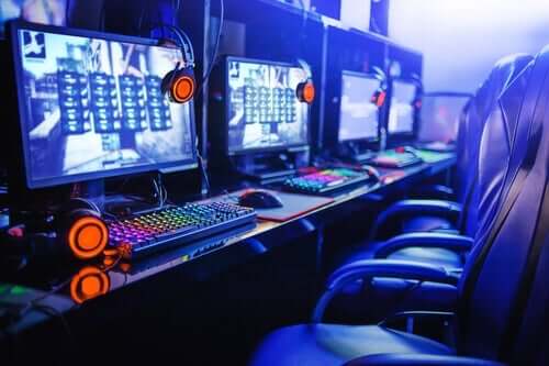 E-sport - sala gier