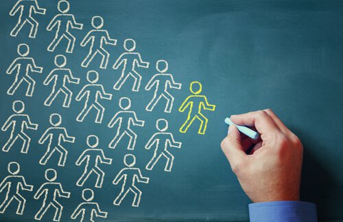 Byung-Chul Han i podążanie za liderem - rysunek