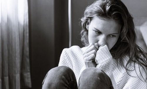 Kobieta ma zmartwienie