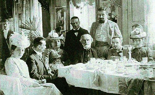 Giuseppe Verdi przy stole