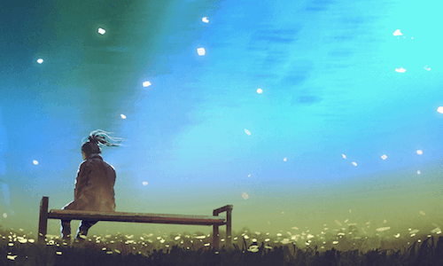 Dziewczyna na ławce