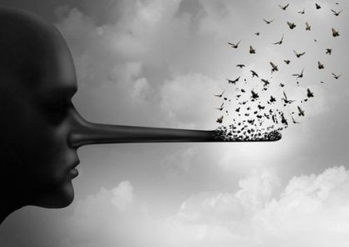 Kłamstwa symbolizowane przez długi nos