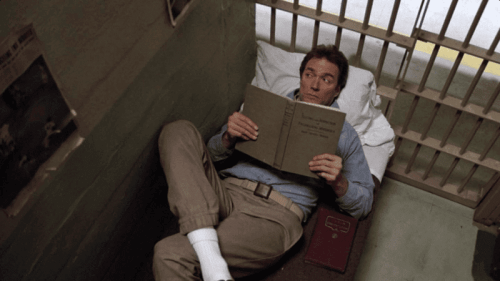 Kadr z filmu Ucieczka z alcatraz