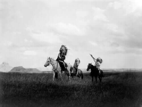Indianie z plemienia Dakota