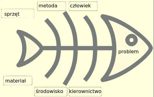 Diagram Ishikawy do rozwiązywania problemów