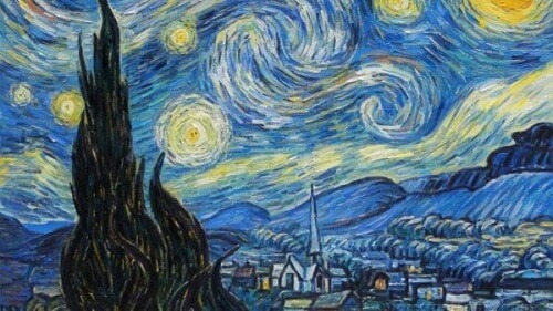 Gwieździsta noc - Vincent van Gogh - kreatywność i zaburzenia afektywne dwubiegunowe