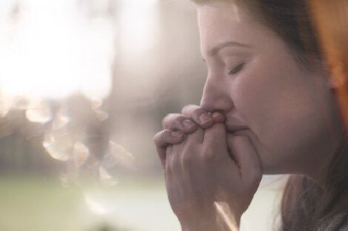 Zestresowana kobieta