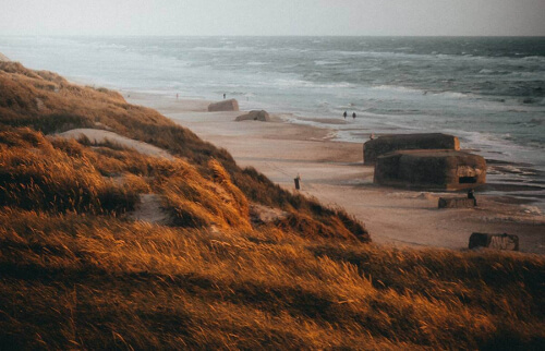 Plaża i bunkry