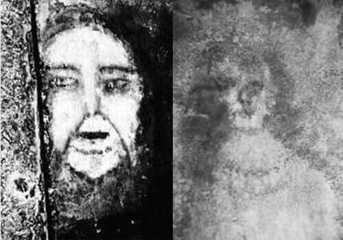 Twarz widziana w plamie - typowa pareidolia