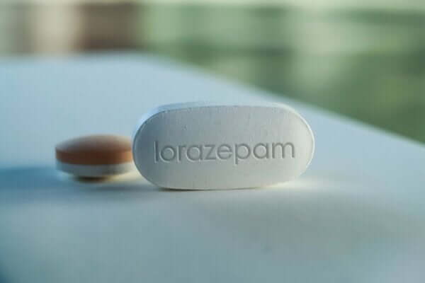 Lorazepam. Tabletka