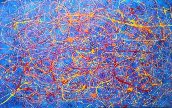 Obrazy Jacksona Pollocka - dlaczego Twój mózg je lubi